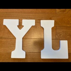 ☀️ Wood Block YL letters